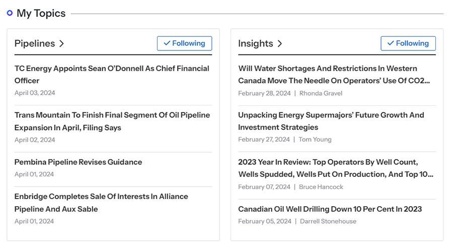 My Topics